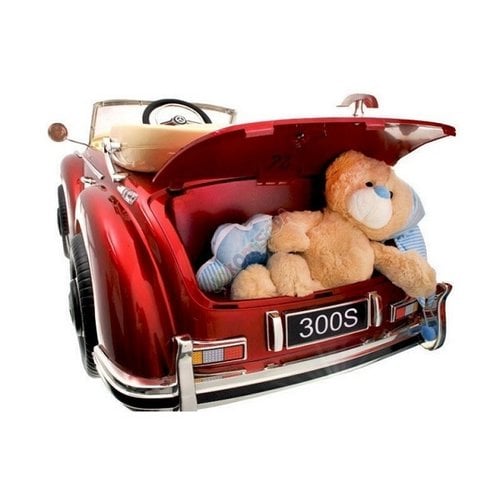 Mercedes 300S 12V Kinderauto Metallic Rood