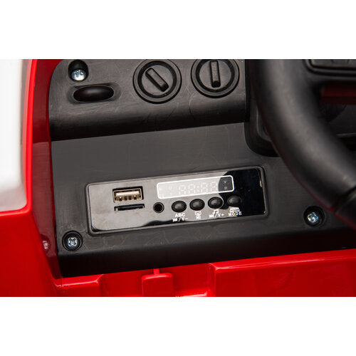 Brandweer kinderauto 12V Rood