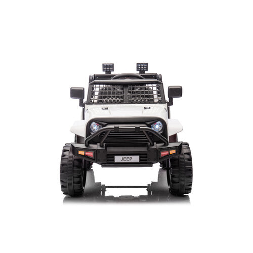 Jeep 12V Kinderauto Wit