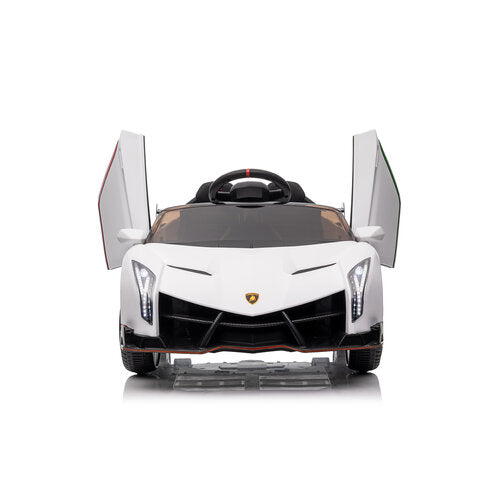 Lamborghini Veneno 12V kinderauto Wit