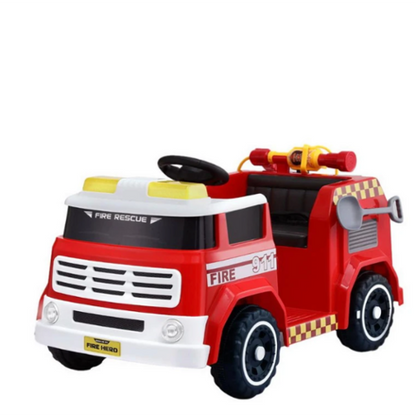 Brandweer kinderauto 12V Rood