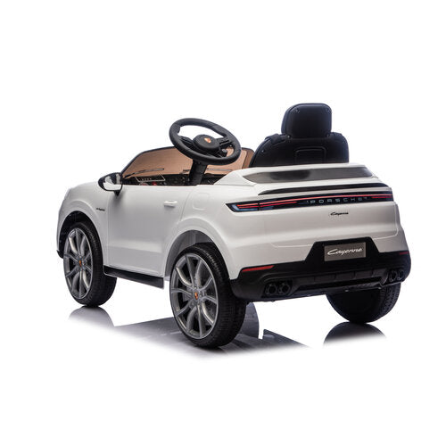 Porsche Cayenne 12V kinderauto Wit
