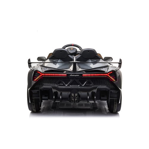 Lamborghini Veneno 12V 2 Persoons Elektrische Kinderauto Metallic Grijs