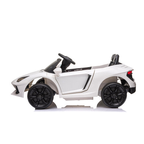 Elektrische kinderauto Speedy 12V Wit