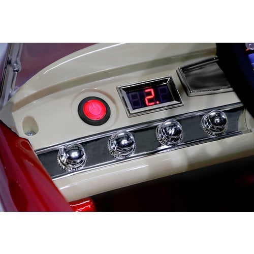 Mercedes 300S 12V Kinderauto Metallic Rood
