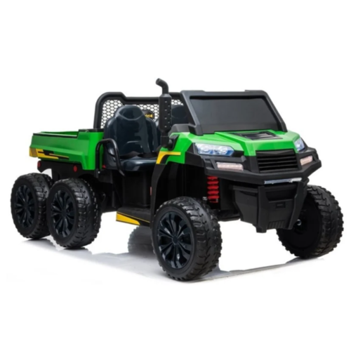 GatorXL 12V 2-Person Electric Kids Tractor Green