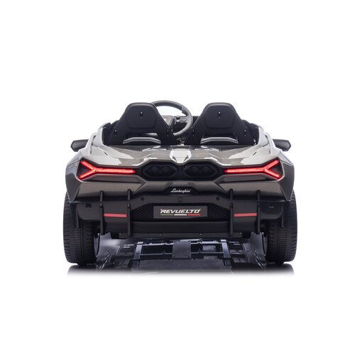 Lamborghini Revuelto 24V 2-Persoons Kinderauto Grijs