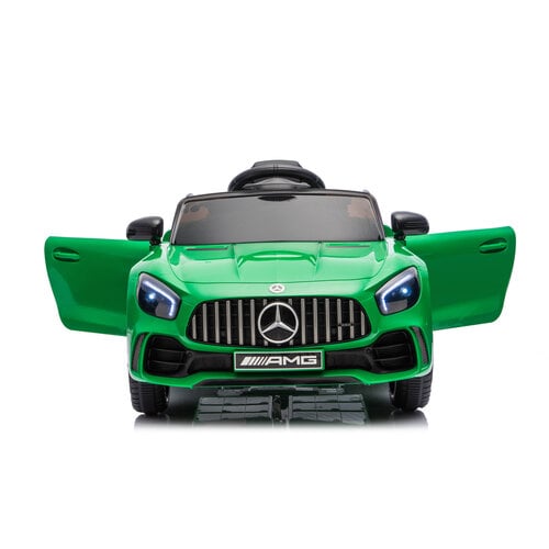 Mercedes AMG GTR 12V kinderauto Groen