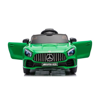 Mercedes AMG GTR 12V kinderauto Groen