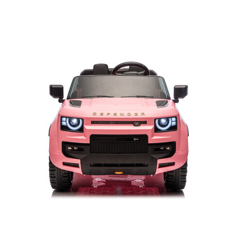 Land Rover Defender 24V 2 persoons kinderauto Roze