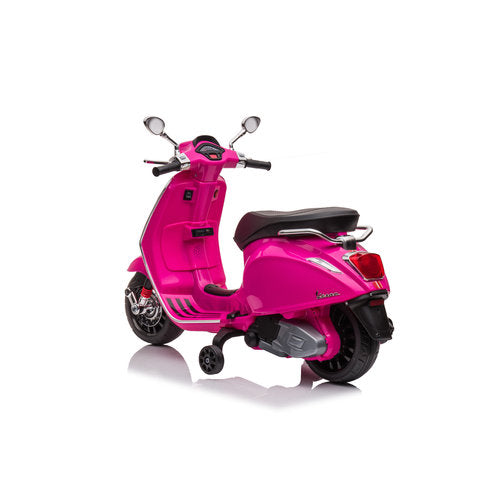 Vespa Sprint 6V Kinderscooter Roze