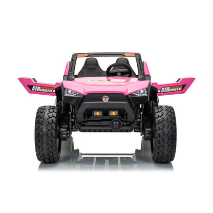 Buggy Clash 24V Highspeed 2-Persoons Kinderauto Roze