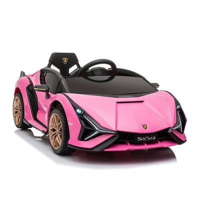 Lamborghini Sian 12V Kinderauto Roze