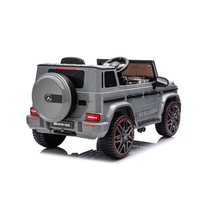 Mercedes G63 AMG Cabrio 12V Kinderauto Grijs