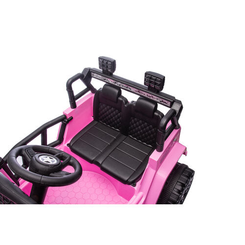 Jeep 12V Kinderauto Roze