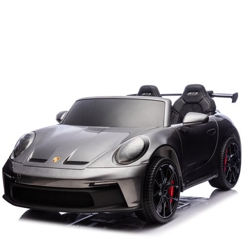 Porsche 911 GT3 24V 2-persoons kinderauto metallic Grijs