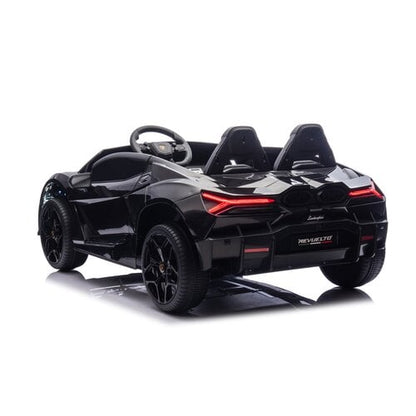 Lamborghini Revuelto 24V 2 Persoons Kinderauto Zwart