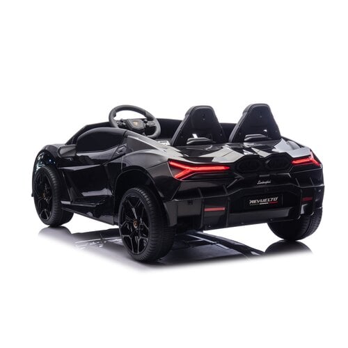 Lamborghini Revuelto 24V 2-persoons kinderauto zwart