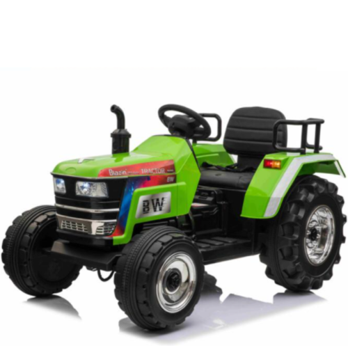 Blazin Wheels 12V kindertractor groen