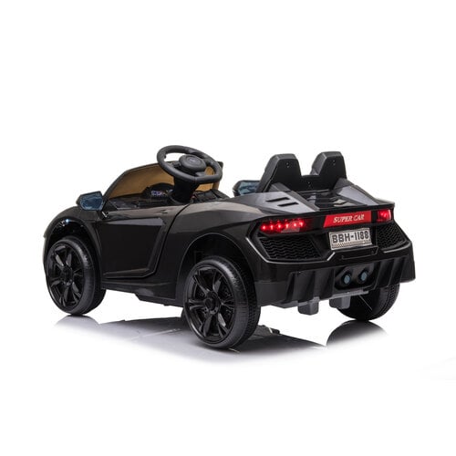 Elektrische kinderauto Speedy 12V Zwart