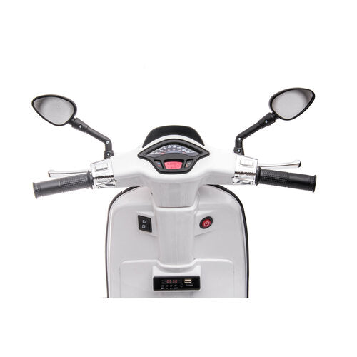 Vespa Sprint 6V Kinderscooter Wit