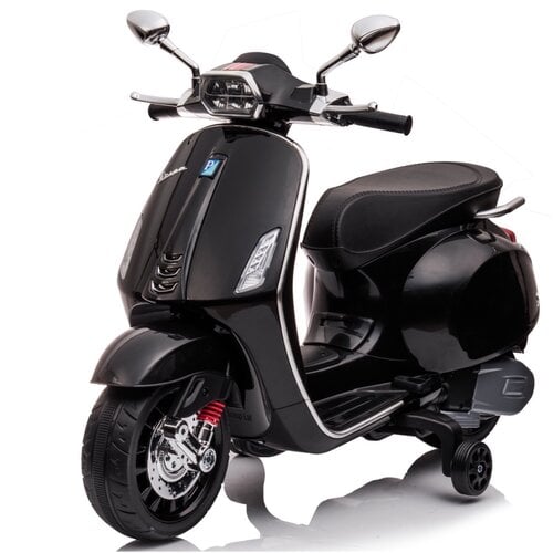 Vespa Sprint 6V Kinderscooter Zwart