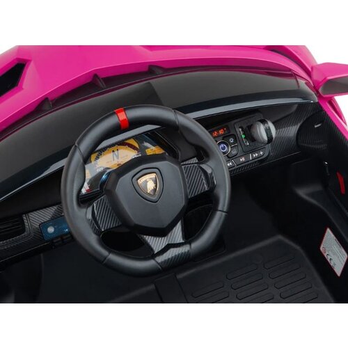Lamborghini Veneno 12V 2 Persoons Elektrische Kinderauto Roze