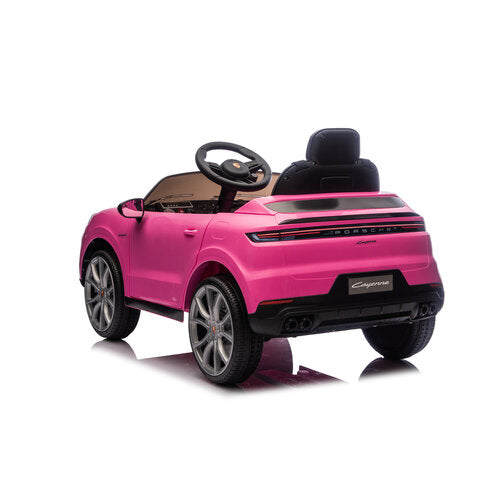 Porsche Cayenne 12V kinderauto Roze