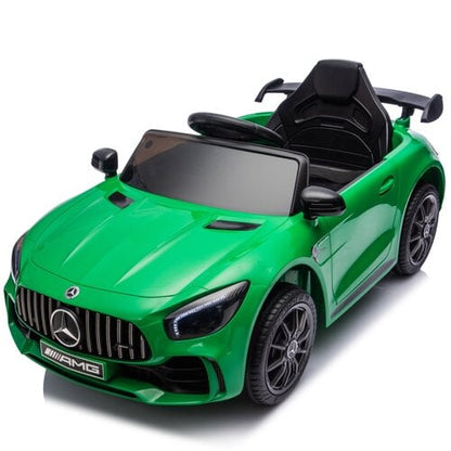 Mercedes AMG GTR 12V kinderauto Groen