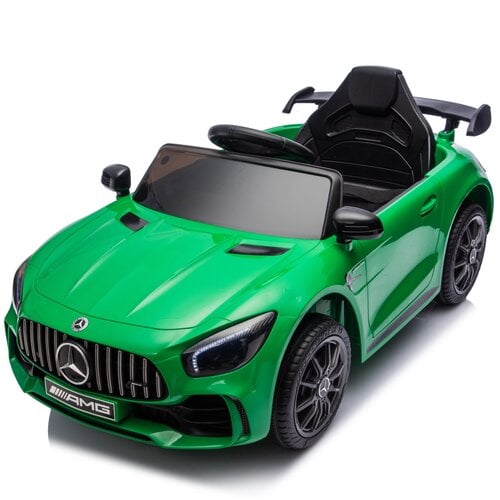 Mercedes AMG GTR 12V kinderauto Groen