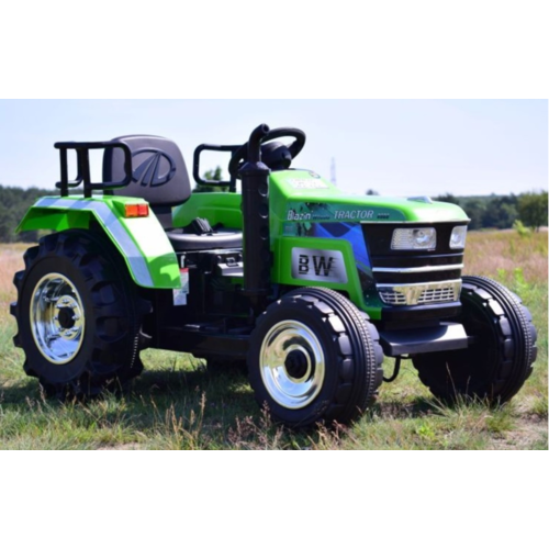 Blazin Wheels 12V kindertractor groen