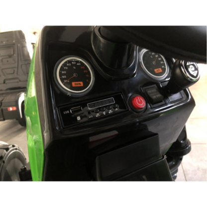 Blazin Wheels 12V kindertractor groen