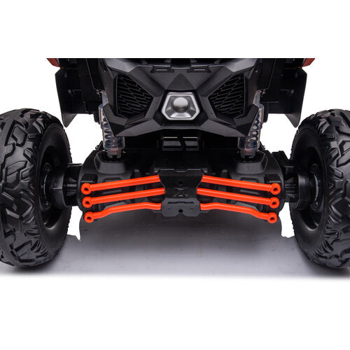 CAN-AM Maverick buggy 24V 2-persoons kinderauto Oranje
