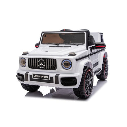 Mercedes G63 AMG Cabrio 12V Kinderauto Wit