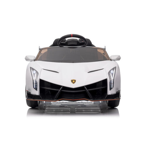 Lamborghini Veneno 12V kinderauto Wit