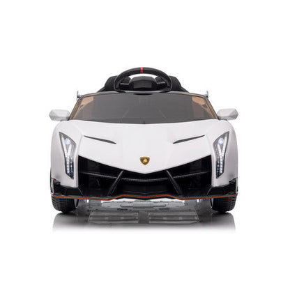 Lamborghini Veneno 12V kinderauto Wit