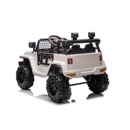 Jeep 12V Kinderauto Wit