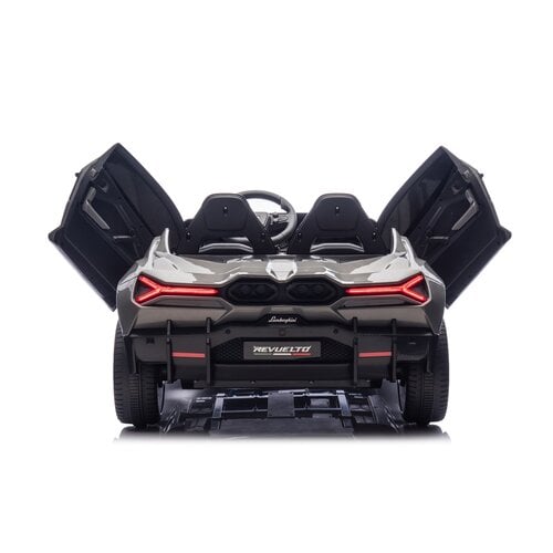 Lamborghini Revuelto 24V 2-Persoons Kinderauto Grijs