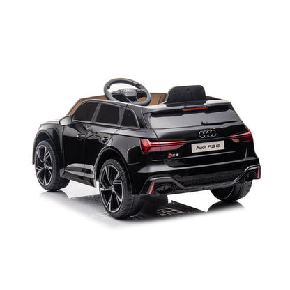 Audi RS6 12V Kinderauto Zwart