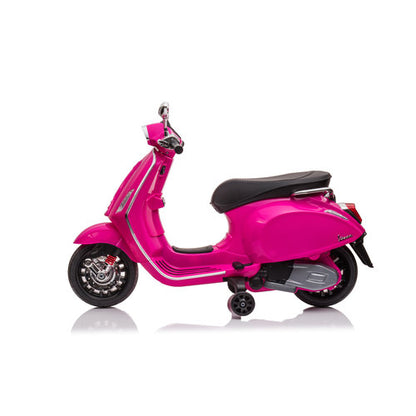 Vespa Sprint 6V Kinderscooter Roze