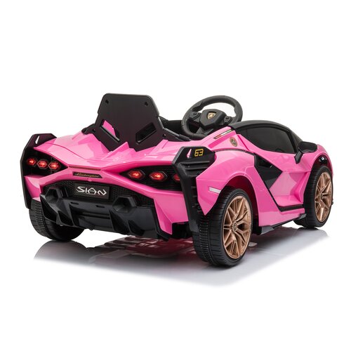 Lamborghini Sian 12V Kinderauto Roze