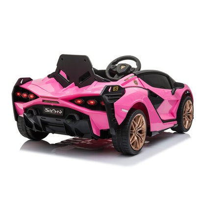 Lamborghini Sian 12V Kinderauto Roze