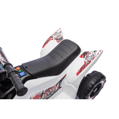 Thunder elektrische kinder quad 6V Wit