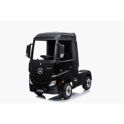 Mercedes Actros 12V kindervrachtwagen zwart