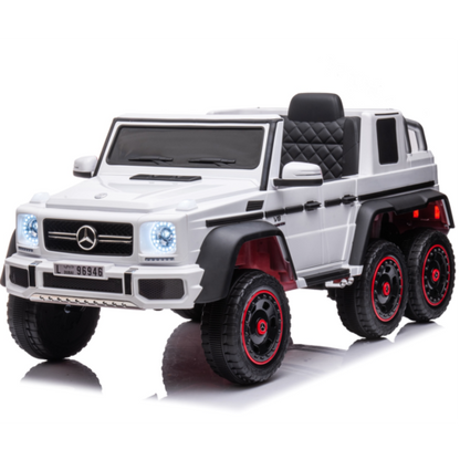 Mercedes G63 6X6 AMG 12V Elektrische Kinderauto Wit