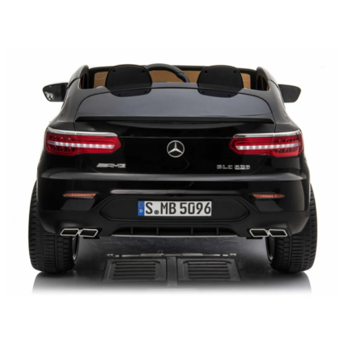 Mercedes Benz GLC63S AMG 12V 2 persoons kinderauto zwart