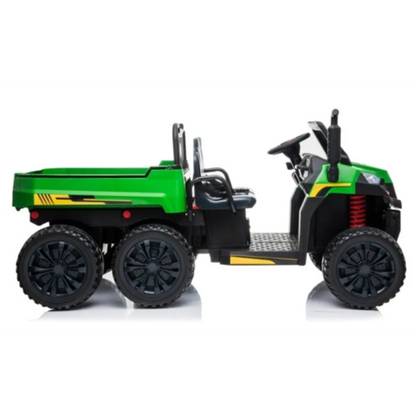 GatorXL 12V 2-Persoons Elektrische Kindertractor Groen
