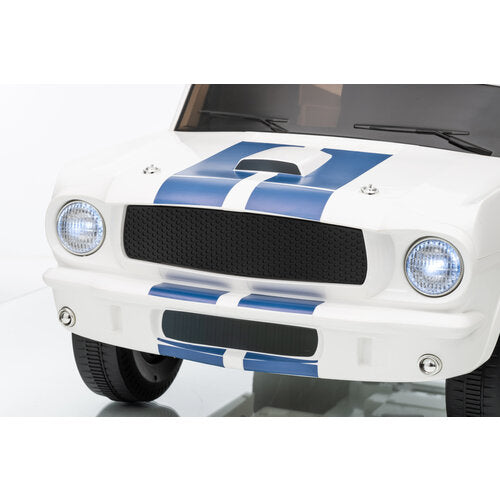 Shelby GT350 12V kinderauto Wit