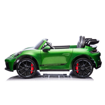Porsche 911 GT3 24V 2-persoons kinderauto metallic Groen