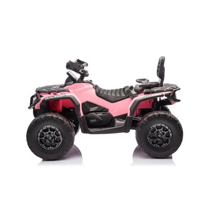 CAN-AM Outlander 24V Kinder Quad 2-Persoons Roze
